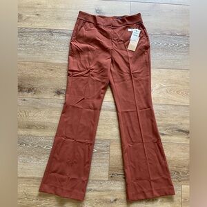 NEW Halogen wide leg trousers, color Sequoia Rust, size 10
